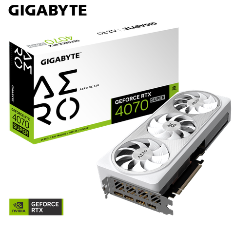 VGA Gigabyte RTX 4070 Super Aero OC 12GB (N407SAero OC-12GD)