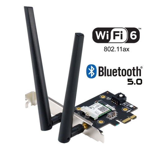 Card mạng PCIe WiFi 6 ASUS PCE-AX3000 Bulk (Chuẩn AX3000)