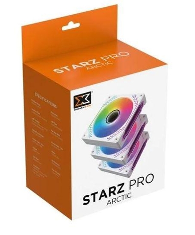 Bộ 3 Fan Xigmatek STARZ Pro M20A Artic (White ARGB X3)