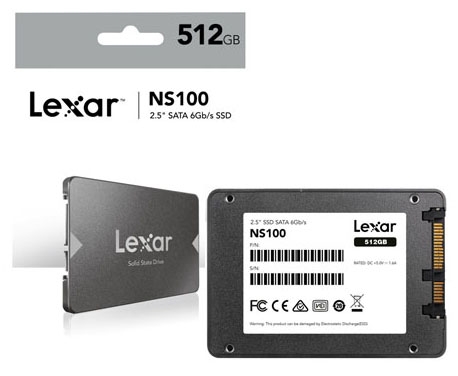 SSD LEXAR NS100 512GB Sata 3 2.5 inch