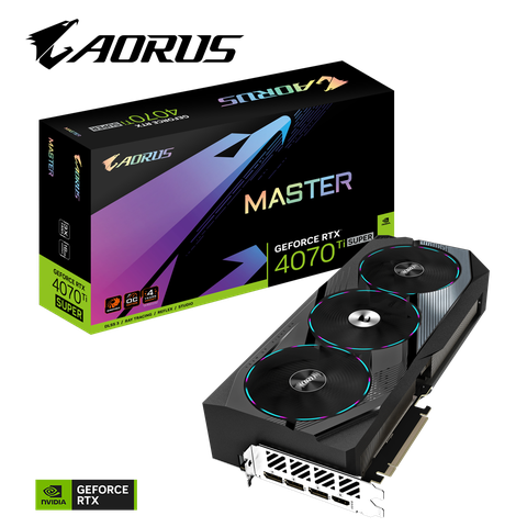 VGA Gigabyte RTX 4070Ti Super Aorus Master 12GB (N407TSAorus M-12GD)