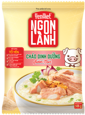 Cháo Dinh Dưỡng Sườn Non [Thùng 30 Gói x 50gr]