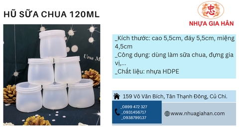 HŨ SỮA CHUA 120ML