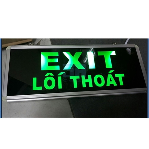 Đèn exit thoát hiểm - đèn lối thoát - 1 mặt - 2 mặt