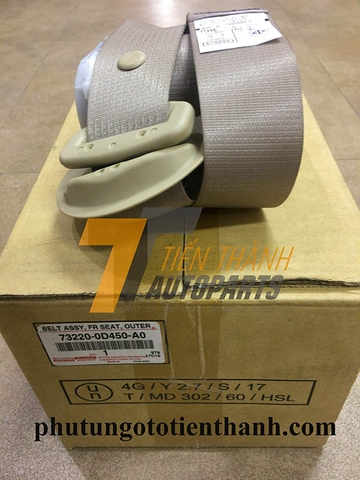 Dây đai an toàn trước Vios 2014 (LH) Vàng