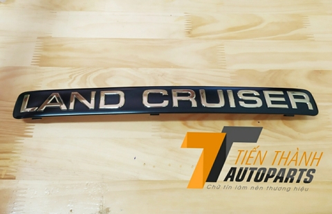Chữ Toyota Land Cruise ốp đèn soi biến số Land FZJ (Gold)