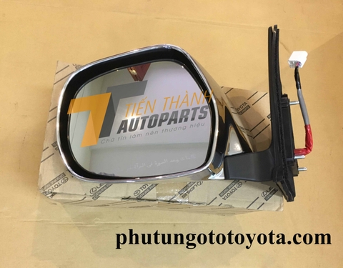 Gương chiếu hậu Prado RZJ120 (LH) Điện mạ 5 dây