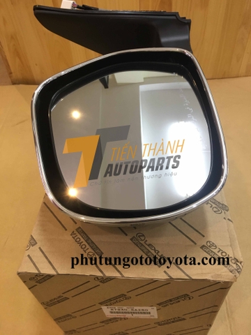 Gương chiếu hậu Prado RZJ120 (LH) Điện mạ 5 dây