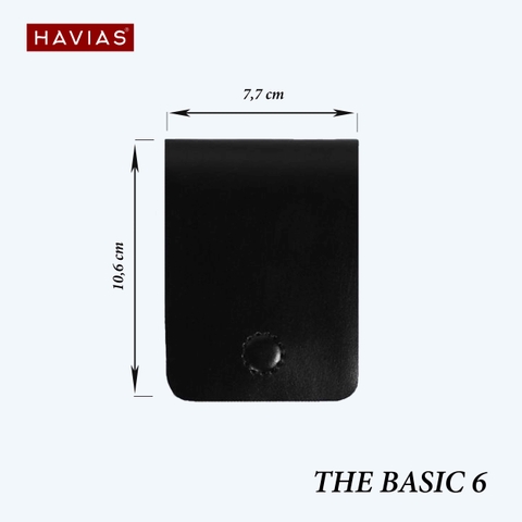 Ví da bò thật mini Basic6