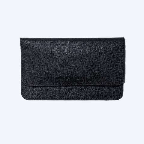 Bóp ví da thật nam nữ HAVIAS Ví Da The Momo2 Handcrafted Wallet Đen