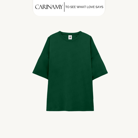 Áo thun trơn CARINAMY form rộng Cotton 100%