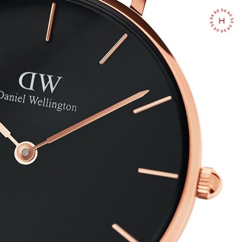 Đồng hồ DW Classic Petite Melrose Black 32mm DW00100161 Nữ