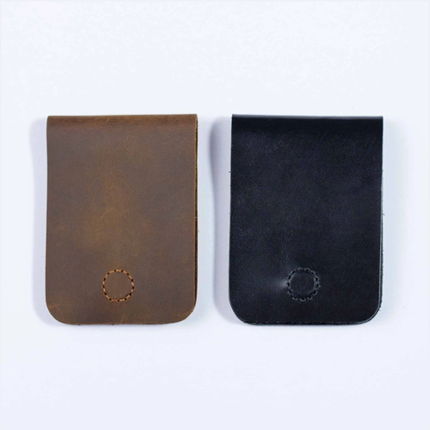 Couple Ví Da Gerbera Handcrafted Mini Wallet