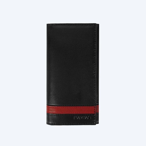 Bóp ví da thật nam nữ HAVIAS Ví Dài The Heyday2 Mini Long Wallet Đen