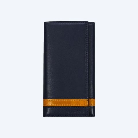 Bóp ví da thật nam nữ HAVIAS Ví Dài The Heyday2 Mini Long Wallet Xanh Navy