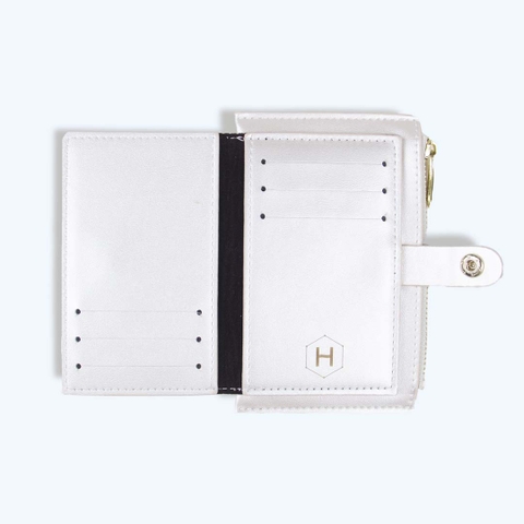 Ví da gấp khoá kéo FOLD