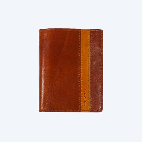 Bóp ví da thật nam nữ HAVIAS Ví da Verzip2 Handcrafted Wallet Nâu