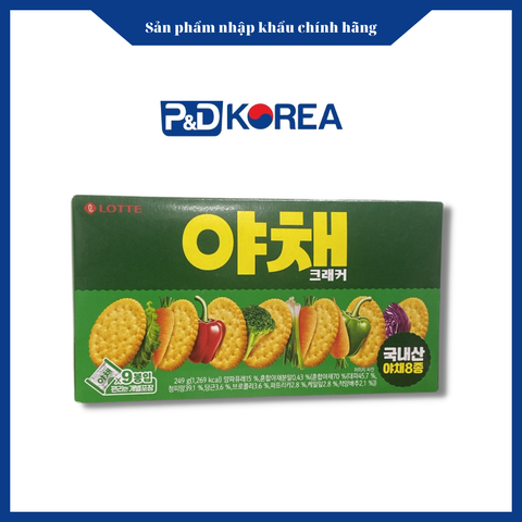 Lotte bánh rau củ 249g 야채크래커L