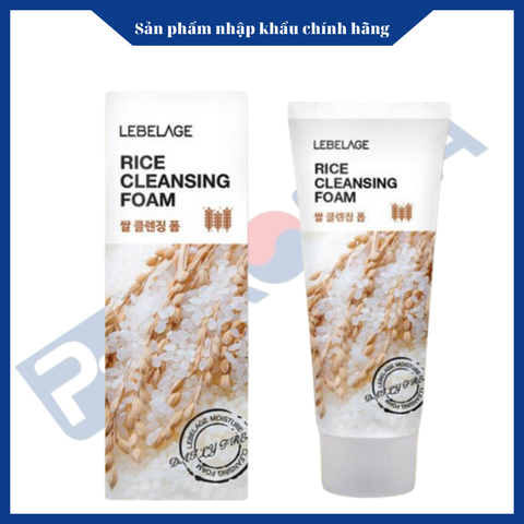 Lebelage Sữa rửa mặt tinh chất gạo làm sáng da 100ml