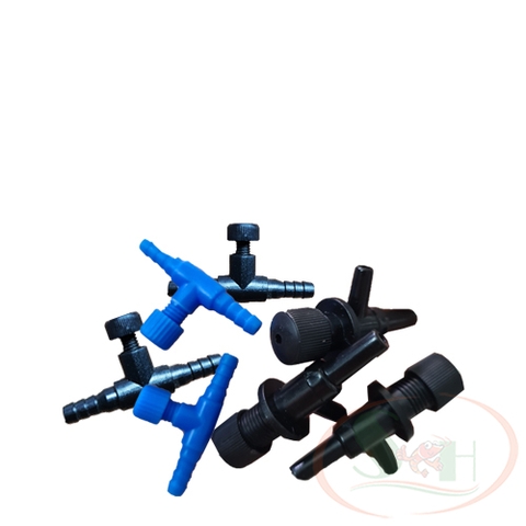 Van Oxy Nhựa Khóa Chia Khí Oxy Điều Chỉnh Lưu Lượng Khí