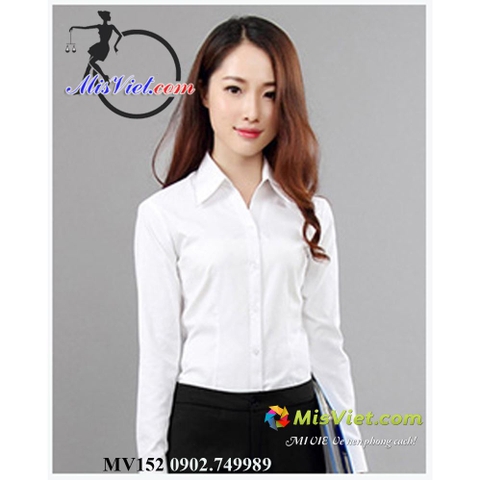 MV152 ÁO SƠ MI TRẮNG Dày Dặn