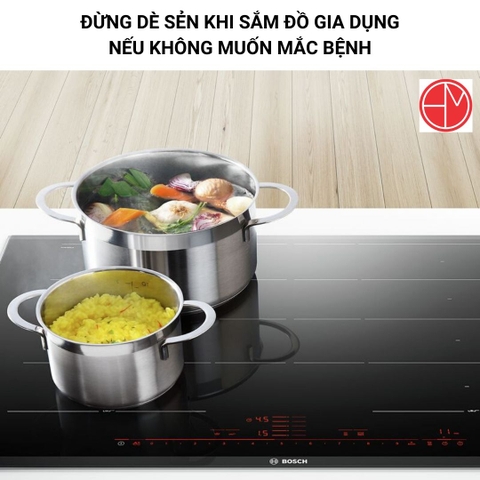 Đừng dè sẻn khi sắm đồ gia dụng nếu không muốn mắc bệnh truyền nhiễm .