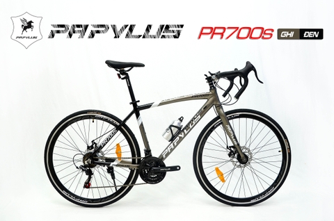 Xe đạp đua PAPYLUS PR700s Khung Nhôm không mối hàn, cáp âm, Group SHIMANO 21 tốc độ, phanh đĩa, Lốp 700x28c, Xe Nhôm Giá tốt nhất thị trường