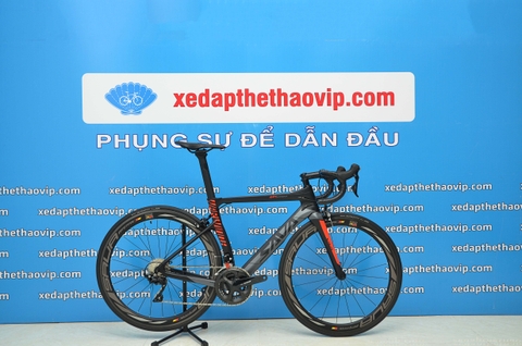 Xe Đạp Đua ĐỨC SAVA WARWIND8 - Phong chiến 8: Xe full carbon cao cấp TORAY T800UD, Shimano 105-R7000 22 tốc độ, yên Fi'zi:k, lốp Continental Ultrasport  700x25