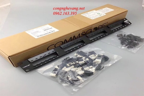 Patch Panel Commscop 24 Port Cat6 Nhân Rời