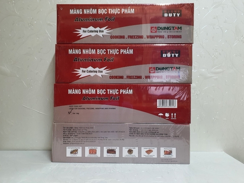 Màng nhôm Đồng Tâm 30cm x 3kg x 6 hộp/ thùng