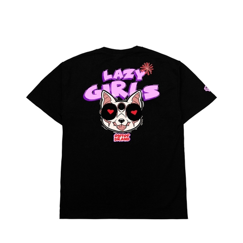 ONTOP Tee Lazy Girl-Đen
