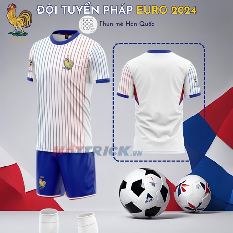 Áo đội tuyển Pháp Euro 2024 [Thun Mè Hàn Quốc]