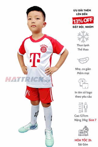 Quần áo bóng đá trẻ em Bayern 2023/24