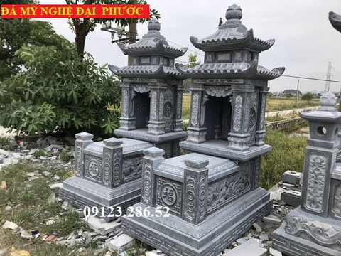 Mộ đá 2 mái kiểu Đài Loan