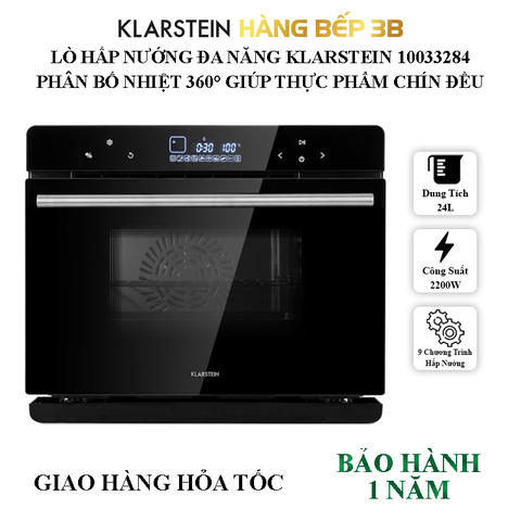Lò hấp nướng Klarstein 24L Masterfresh Steam Oven - 10033284