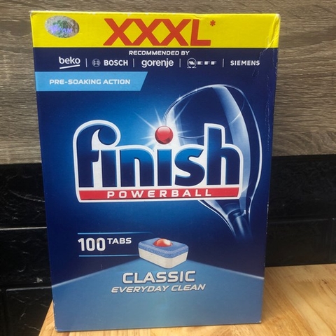 Viên rửa chén Finish 2 in 1 Classic FVCL100RG - 100 viên