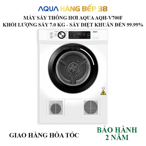 Máy sấy quần áo Aqua AQH-V700F 7kg