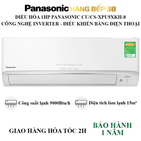 Máy lạnh Panasonic Inverter 1 HP CU/CS-XPU9XKH-8