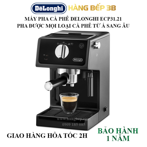 Máy pha cà phê Delonghi ECP31.21 (màu đen)