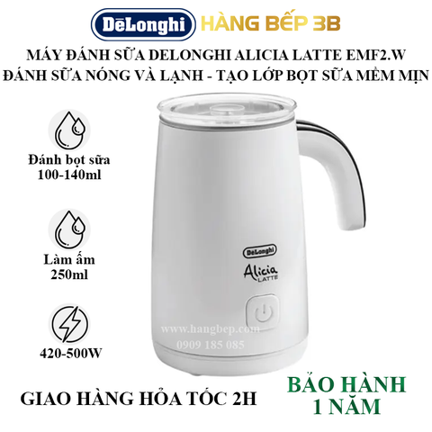 Máy tạo bọt sữa DeLonghi Alicia Latte EMF2.W