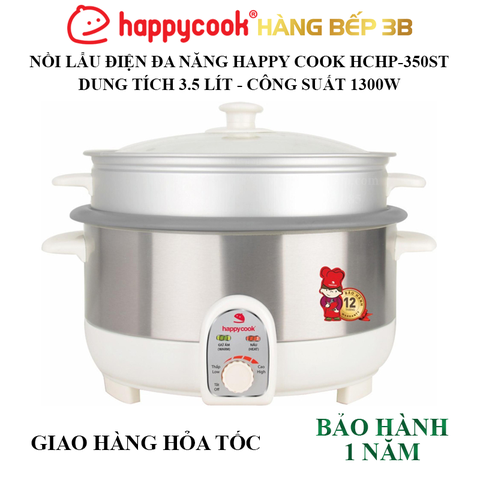 Lẩu điện Happycook 3.5 lít HCHP-350ST