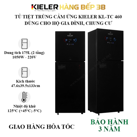 Tủ sấy chén tiệt trùng cảm ứng Kieler KL-TC 460