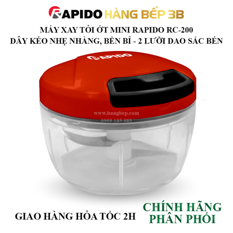 Máy xay tỏi ớt đa năng Rapido RC-200