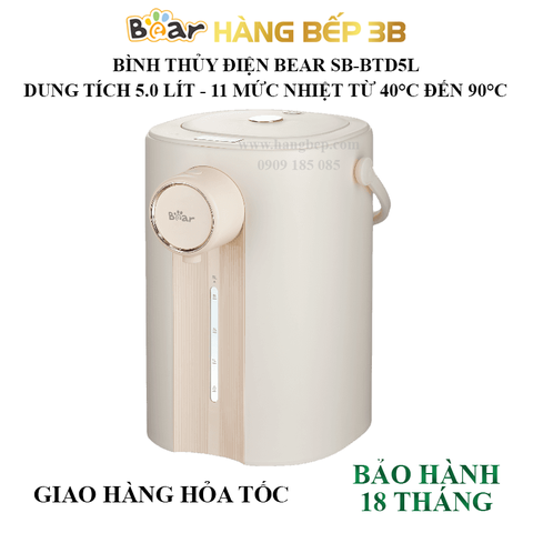 Bình thủy điện Bear 5 lít SB-BTD5L