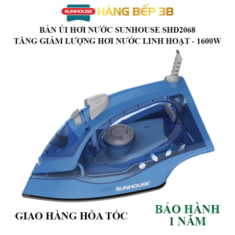 Bàn ủi hơi nước Sunhouse SHD2068