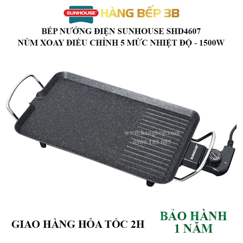 Bếp nướng điện Sunhouse SHD4607