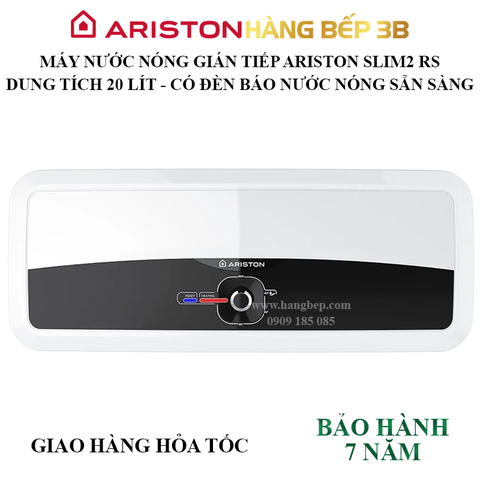 Máy nước nóng gián tiếp Ariston SLIM2 20 RS 2.5 FE