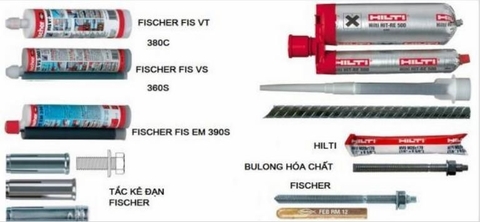 Cách phân biệt bu lông hóa chất dạng ống và dạng tuýp cần biết