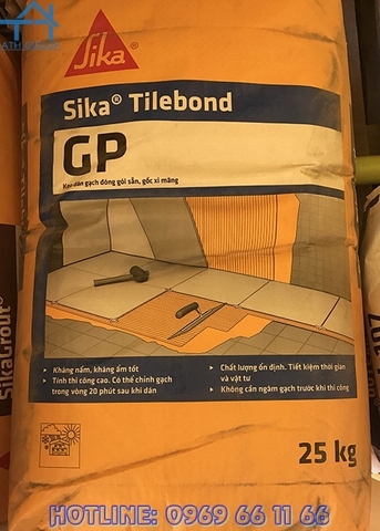 Sika Tilebond GP - Vữa Dán Chuyên Dụng Cho Gạch Cỡ Lớn