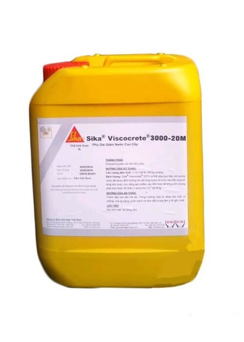 Sika Viscocrete 3000 - 10 / 3000 - 20 - Phụ Gia Giảm Nước Cao Cấp Thế Hệ Thứ 3